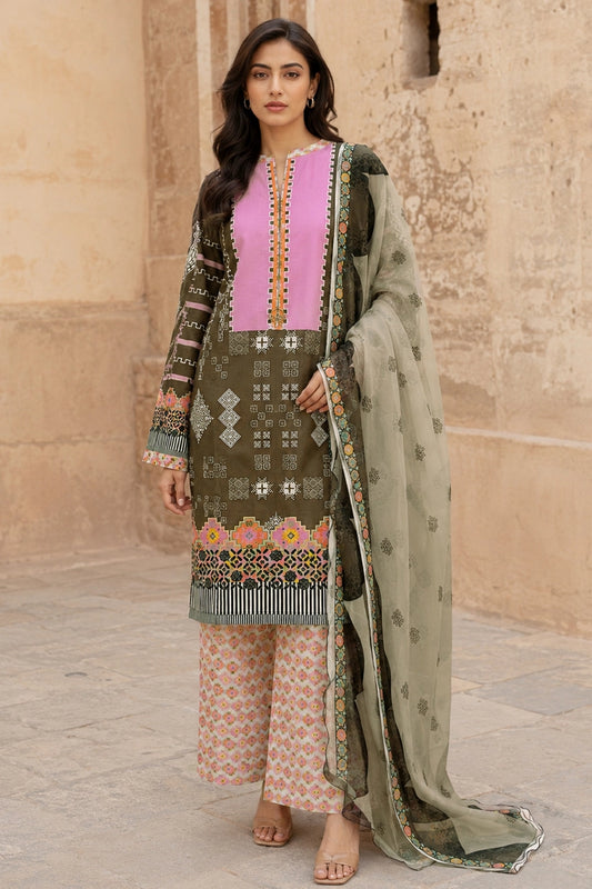 Kleren - Digital Printed Lawn - H-10 - Unstitched