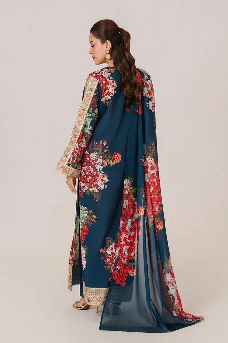 Picture of Stitch Vibes - Teal Bloom - Available at Raja Sahib