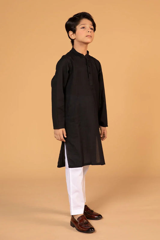 Picture of Istor - 2 PC Stitched - Kids Suit - Black - IST- 3012 - Available at Raja Sahib