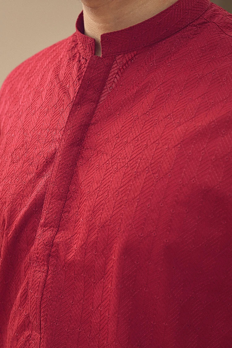 Picture of Istor - 1 Pc Stitched - Mahroon Kurta - IST-67 - Available at Raja Sahib