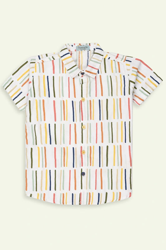 Ixample - Boys Cotton Printed Shirt
