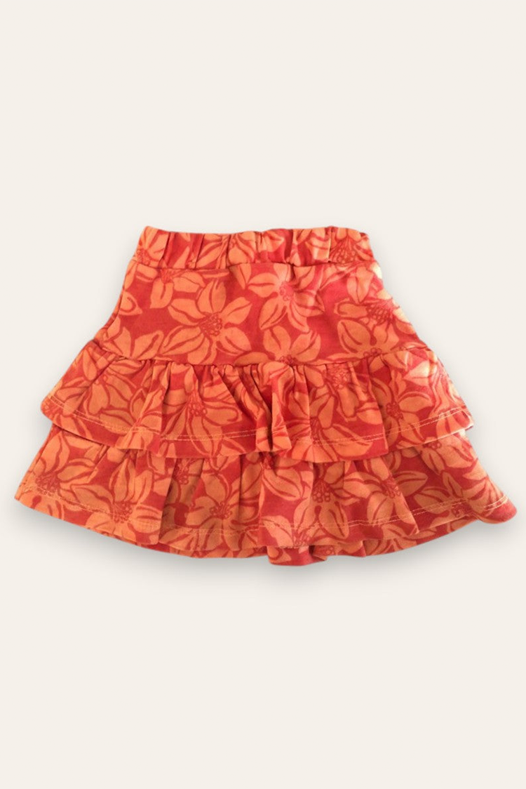 Picture of Ixample - Girls Floral Jersey Skirt - Available at Raja Sahib