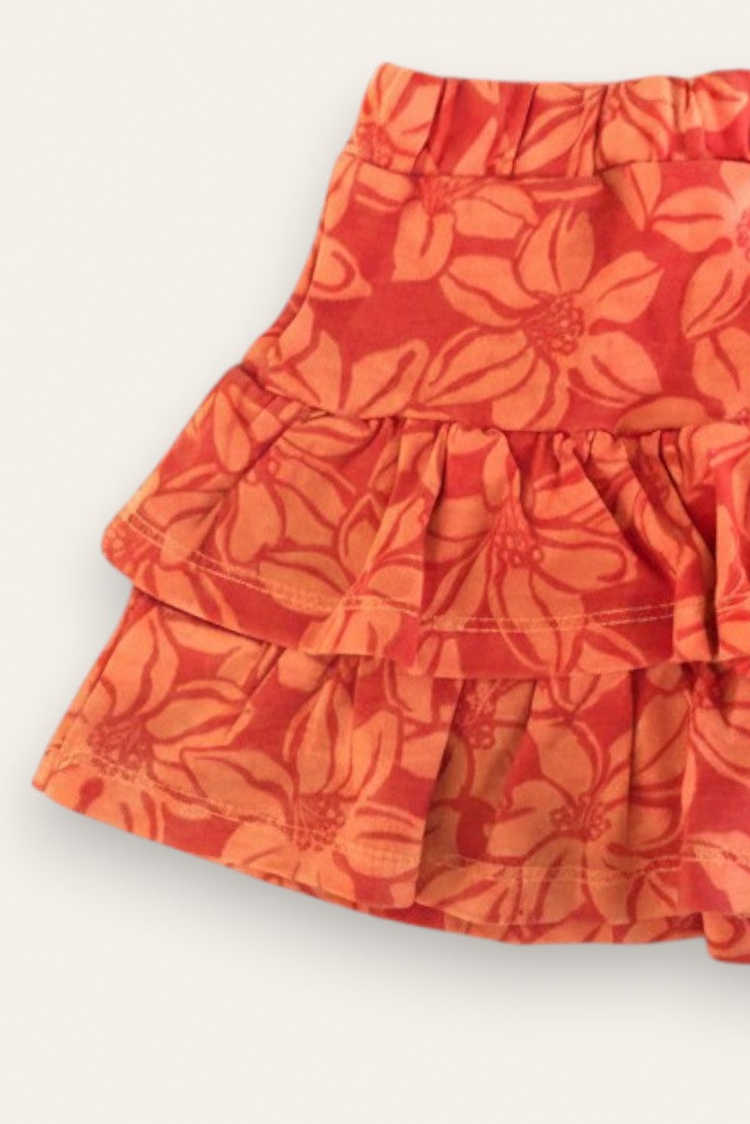 Picture of Ixample - Girls Floral Jersey Skirt - Available at Raja Sahib
