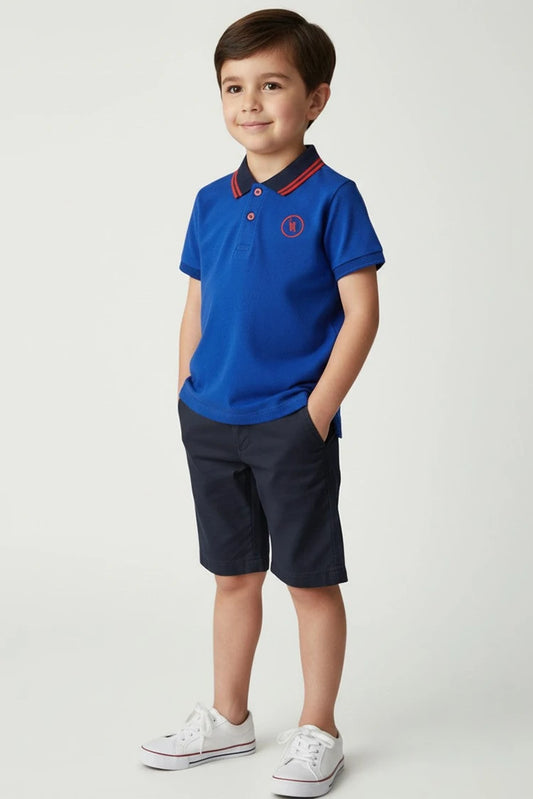 Ixample - Navy Chino Short