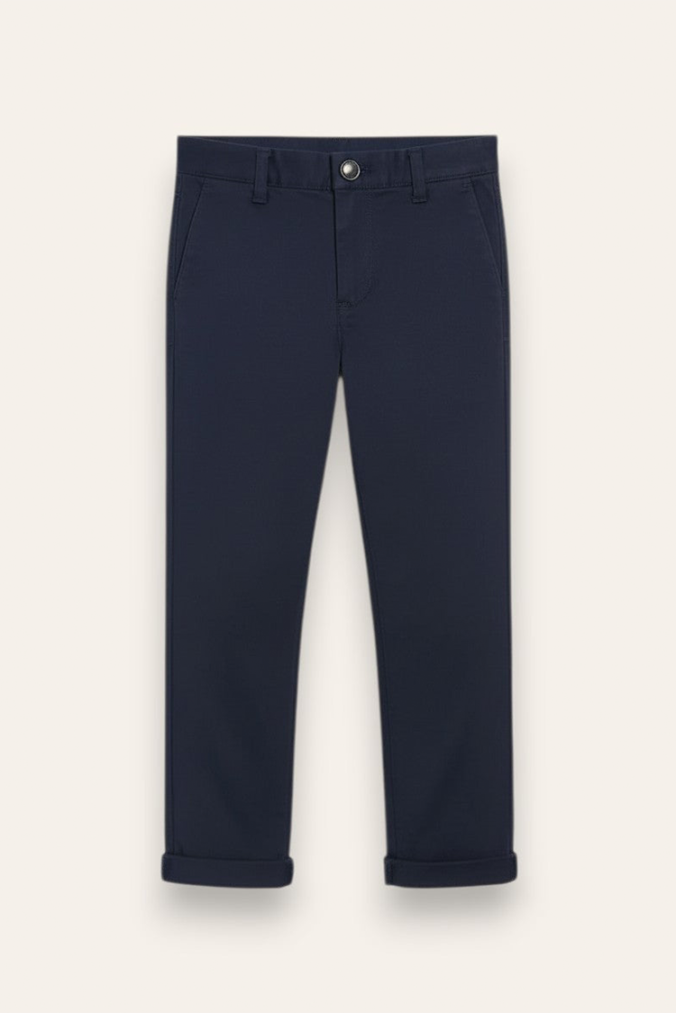 Picture of Ixample - Navy Chino Trouser - Available at Raja Sahib