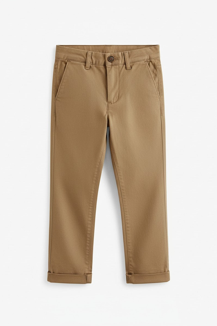 Picture of Ixample - Boys Chino Trouser - Khaki - Available at Raja Sahib