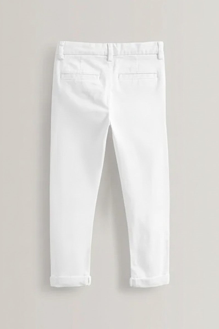 Picture of Ixample - White Chino Trouser - Available at Raja Sahib