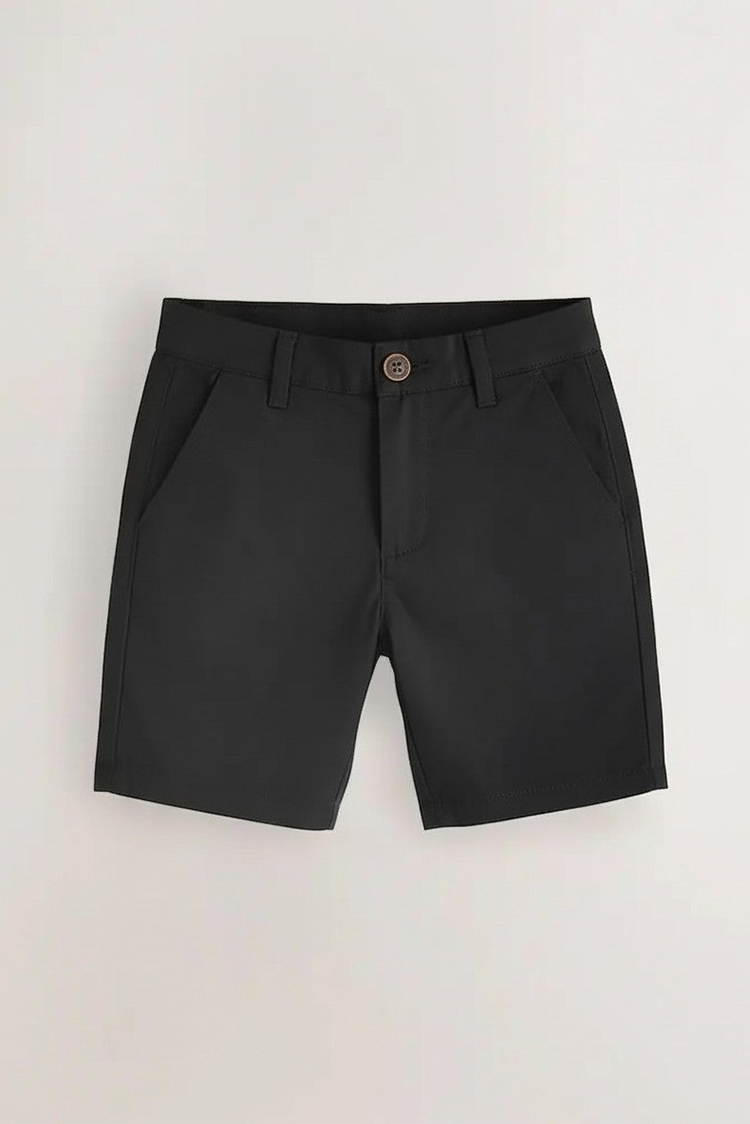 Picture of Ixample - Black Chino Shorts - Available at Raja Sahib