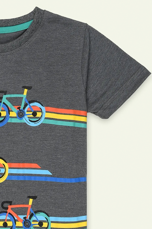 Ixample - Dark Grey Bicycle Tshirt