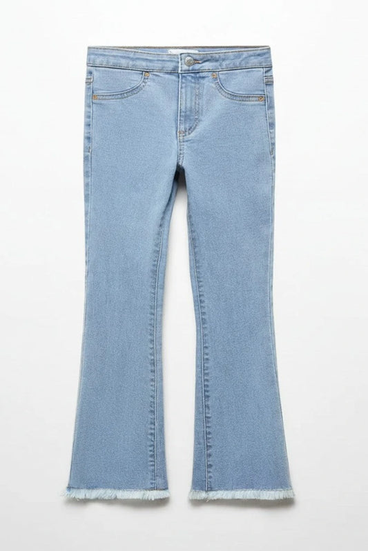 Picture of Ixample - Girls Flared Denim Jeans - Available at Raja Sahib