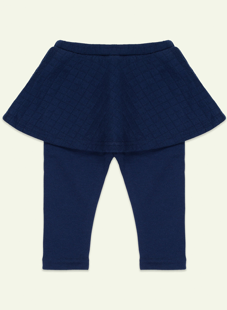Picture of Ixample - Navy Fleece Trouser with Skirt - Available at Raja Sahib