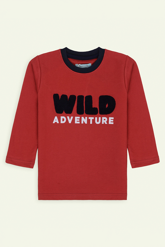 Ixample - Wild Chenille Embroidered French Terry Tshirt