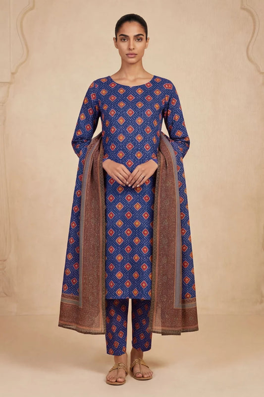 Kleren - Printed Lawn - I-25 - Unstitched