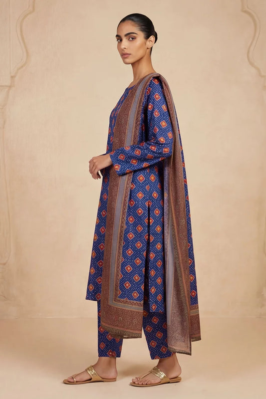 Picture of Kleren - Printed Lawn - I-25 - Unstitched - Available at Raja Sahib