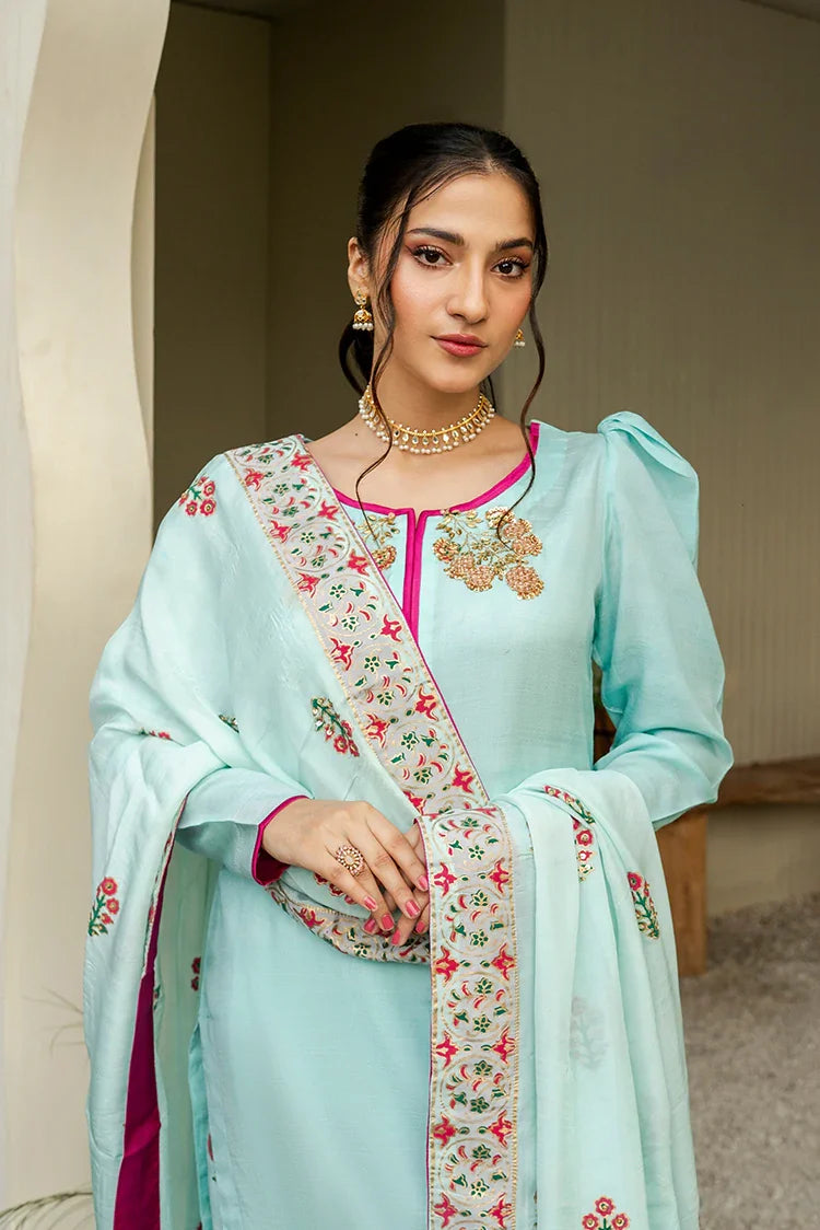 Picture of <!--du-->Emeralds - Block Printed Festive Pret - Inspiration - Available at Raja Sahib