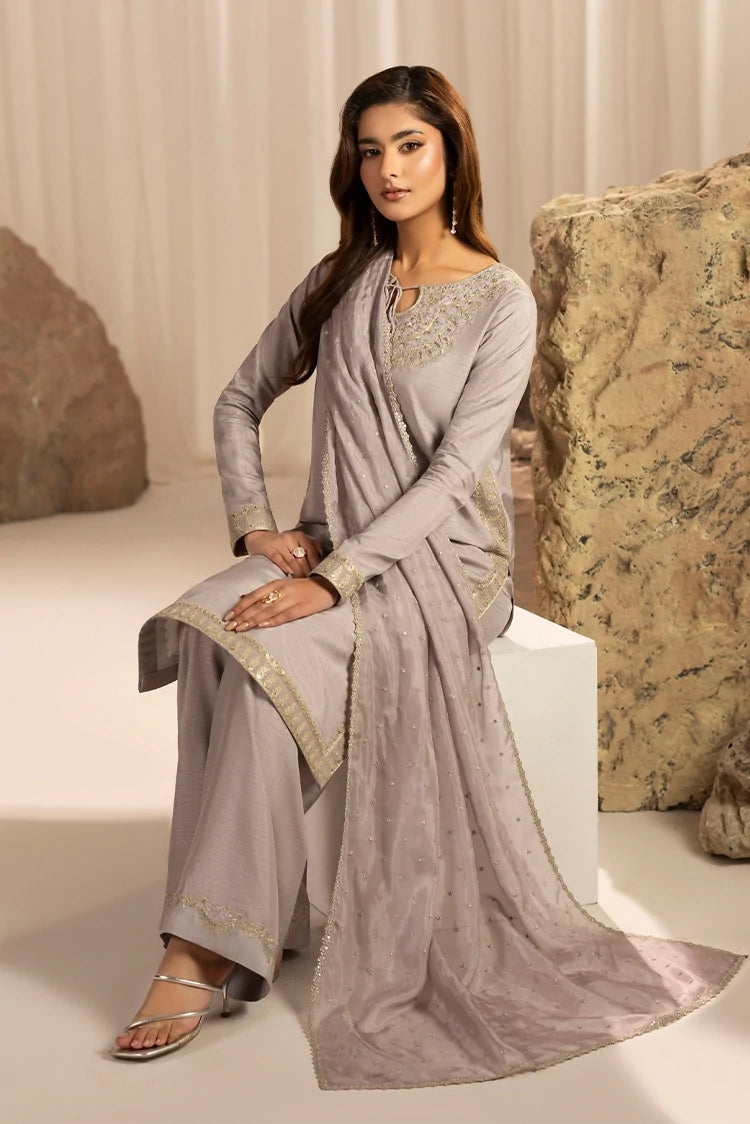 Picture of Jamnii - Silk Atelier - Dusty Blush - Available at Raja Sahib