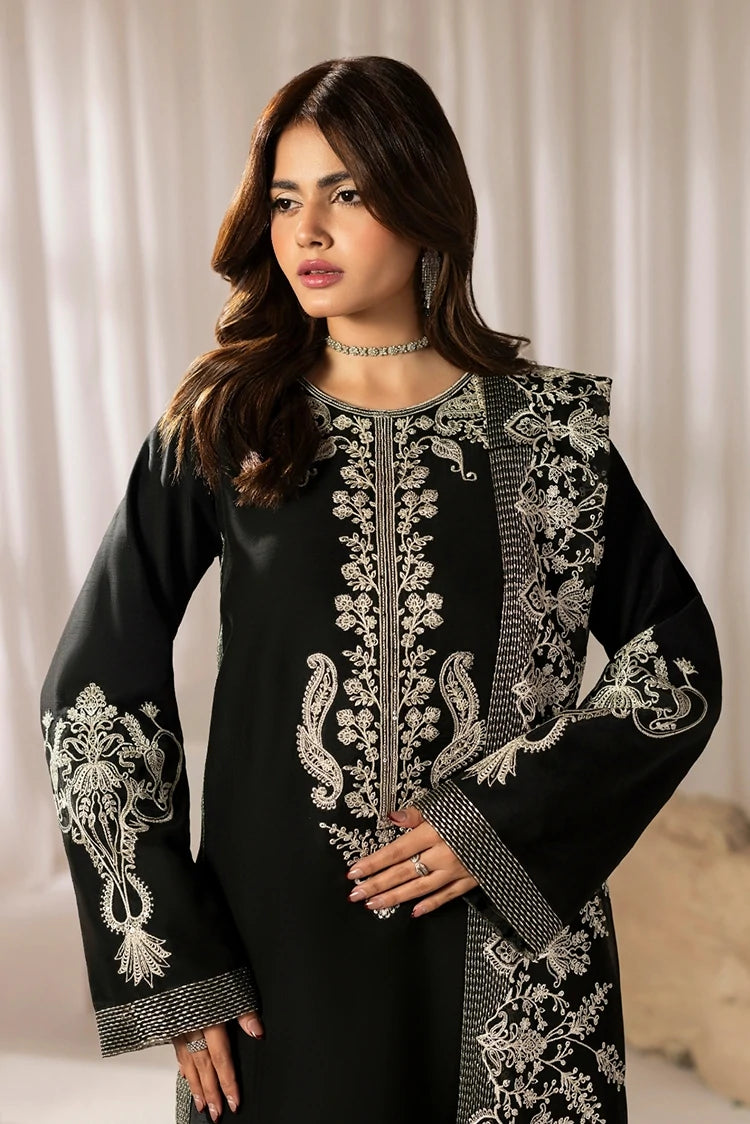 Picture of Jamnii - Silk Atelier - Midnight Bow - Available at Raja Sahib