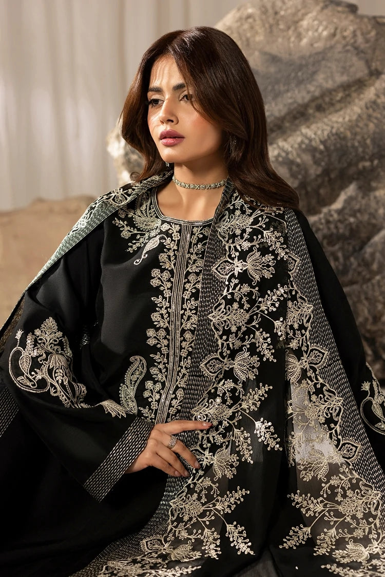 Picture of Jamnii - Silk Atelier - Midnight Bow - Available at Raja Sahib