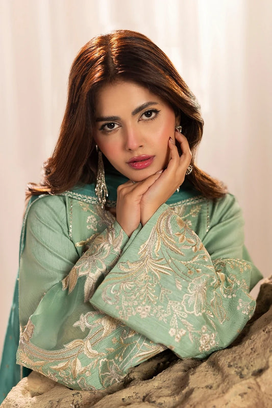Picture of Jamnii - Silk Atelier - Seaform Sugar - Available at Raja Sahib