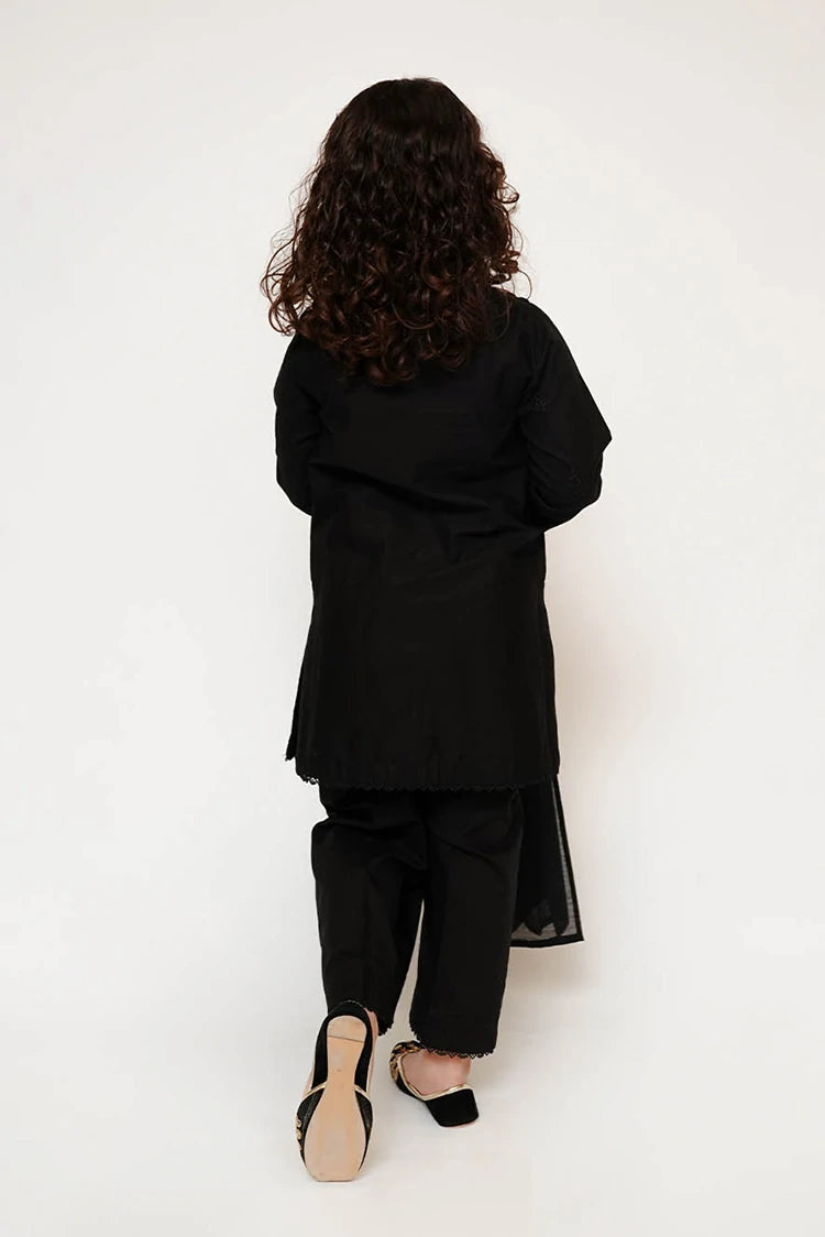 Picture of Senorita - Kids Casual Dress - Black - Casual 3 Piece Suit - KAD-03428 - Available at Raja Sahib