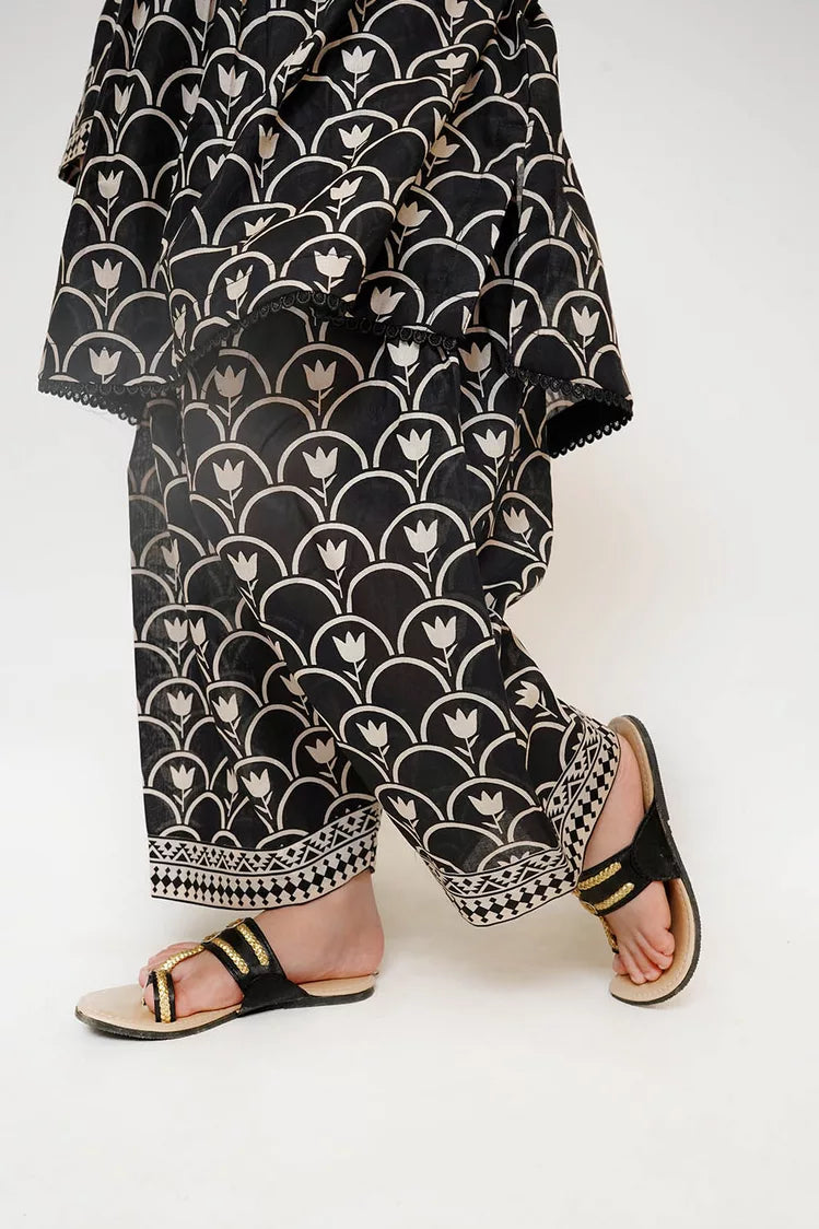Picture of Senorita - Kids Casual Dress - Black & Fawn - Casual 3 Piece Suit - KAD-03497 - Available at Raja Sahib