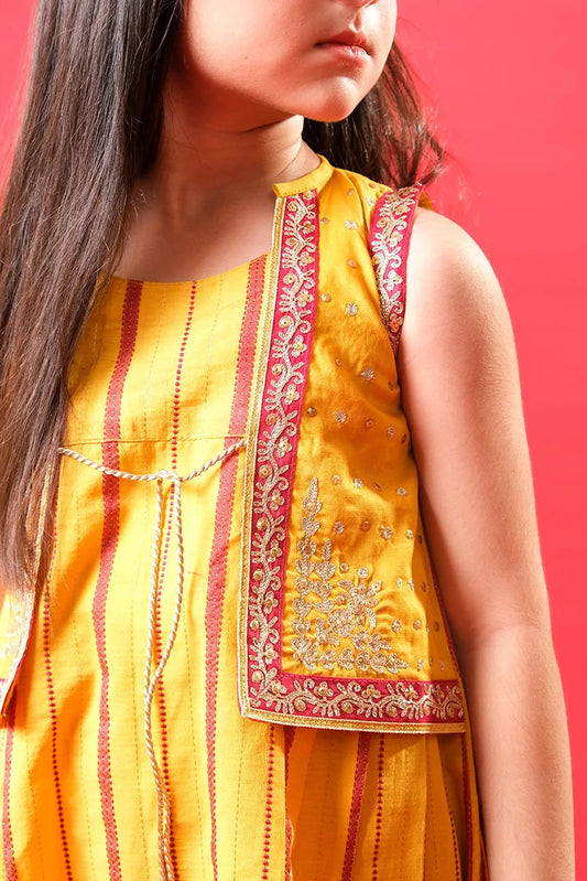 Picture of Senorita - Kids Casual Dress - Casual Plus 3 Piece Suit - KBD-03350 - Available at Raja Sahib