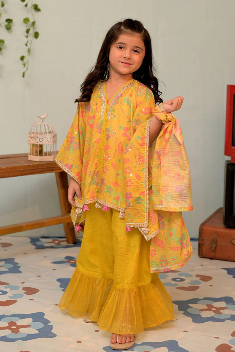 Picture of KDD-02871 | Dhani & Multicolor | Formal 3 Piece Suit | Taser Silk - Available at Raja Sahib