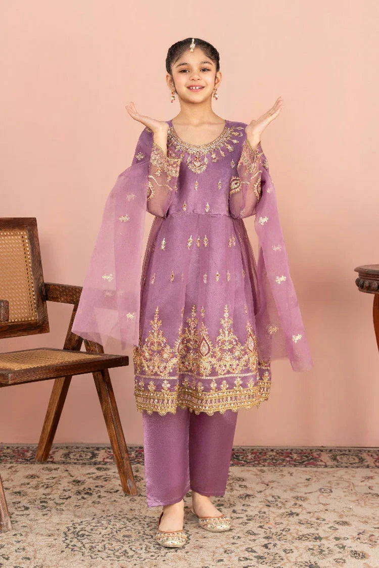 Picture of Khayat - 3 Piece - Lilac - Available at Raja Sahib