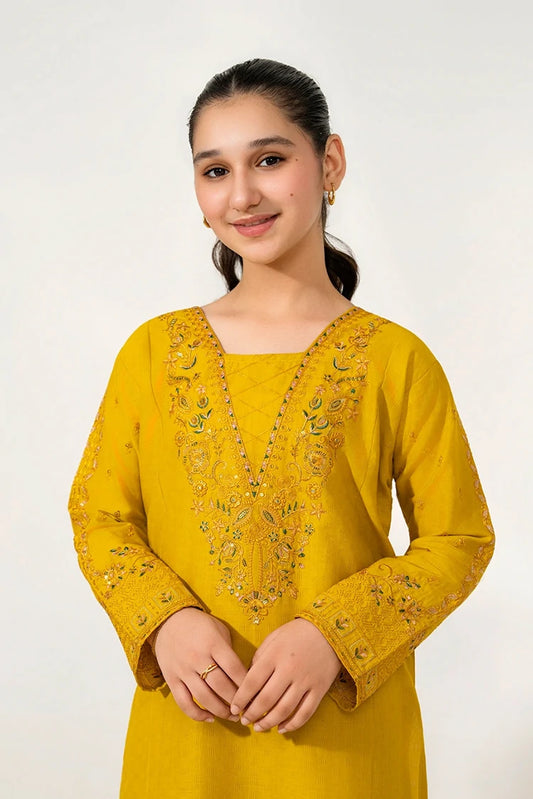 Picture of Khayat - Marigold - 2 Piece - Available at Raja Sahib
