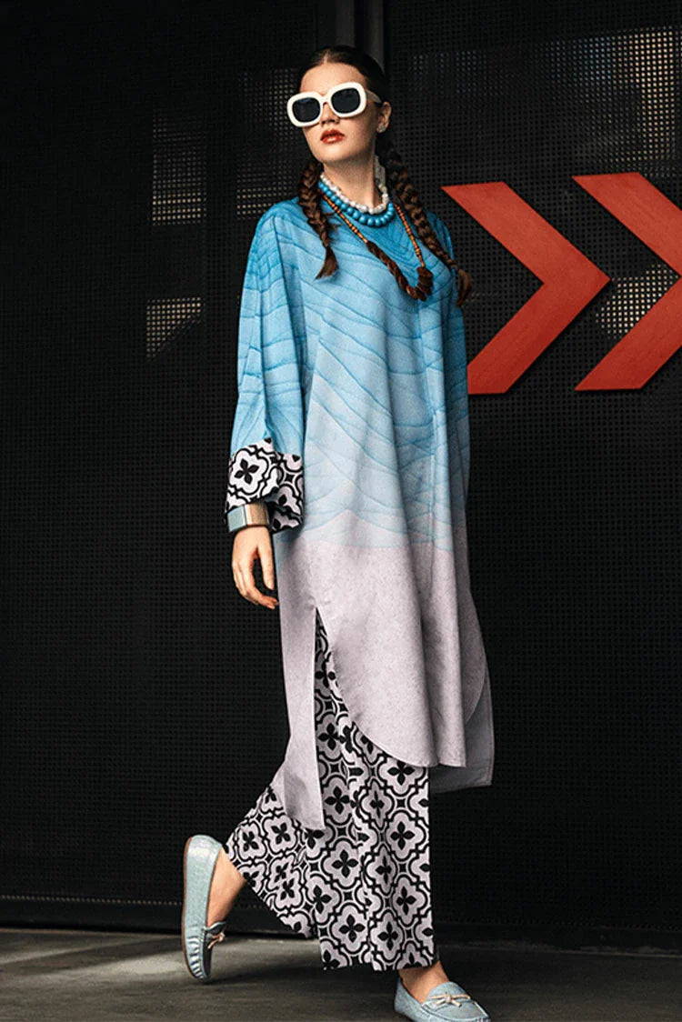 Picture of Kaanthaa - 2 Piece - Stitched - Aqua Terra - Available at Raja Sahib