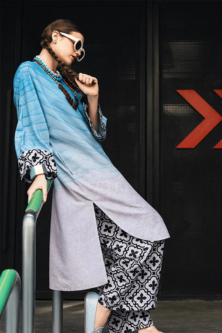 Picture of Kaanthaa - 2 Piece - Stitched - Aqua Terra - Available at Raja Sahib