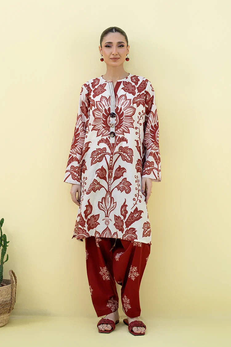 Picture of Kaanthaa - Falling Pretty - Crimson Whirl - Available at Raja Sahib