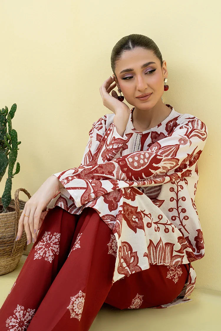 Picture of Kaanthaa - Falling Pretty - Crimson Whirl - Available at Raja Sahib