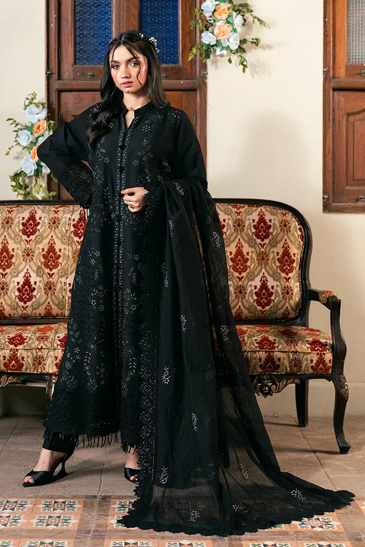 Picture of Kaanthaa - Unstitched Embroidered Suit - 3 Piece - Kaali Ghataa - Available at Raja Sahib