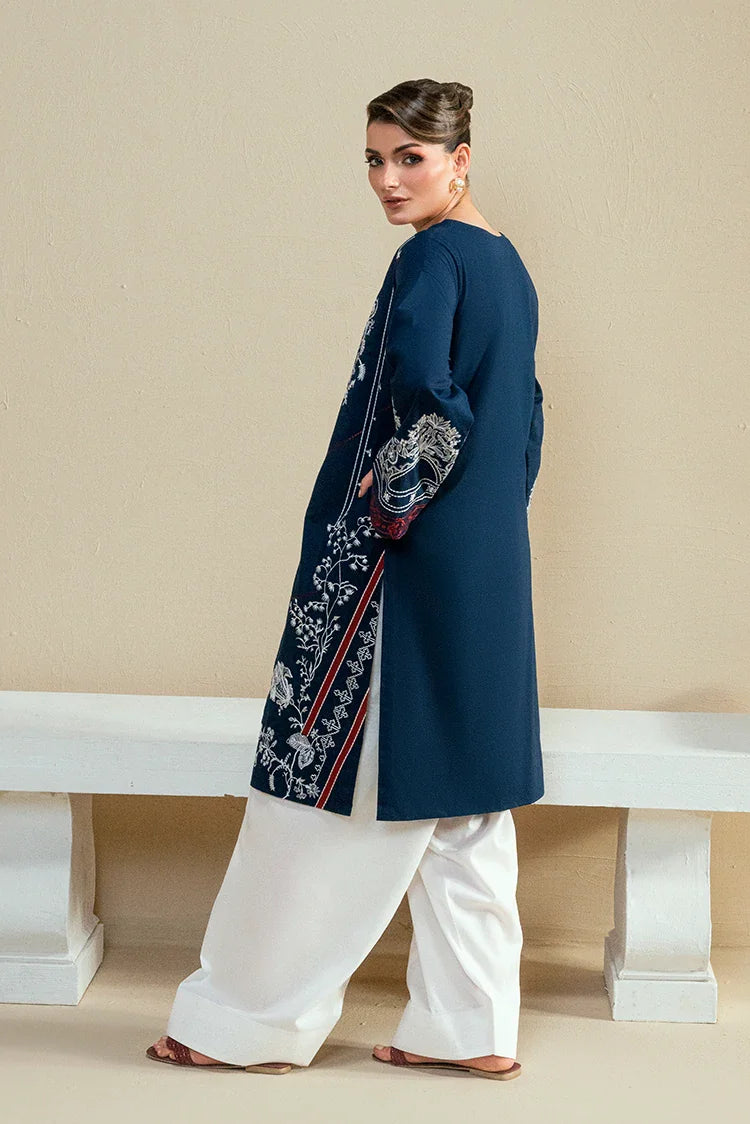 Picture of Kaanthaa - Cambric Stitched - 2 Piece - Kep-02 - Navy - Available at Raja Sahib