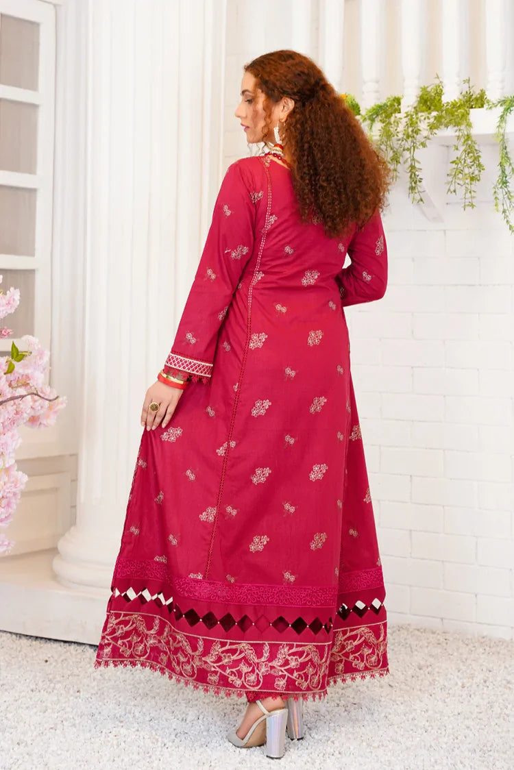 Picture of Threads & Weaves - 3 Pc Embroidered Lawn Suit - L23104 - Available at Raja Sahib