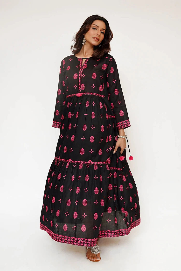 Picture of Senorita - Women Eid Dress - Casual Maxi - Cotton Lawn Printed - LAA-03485 - Available at Raja Sahib