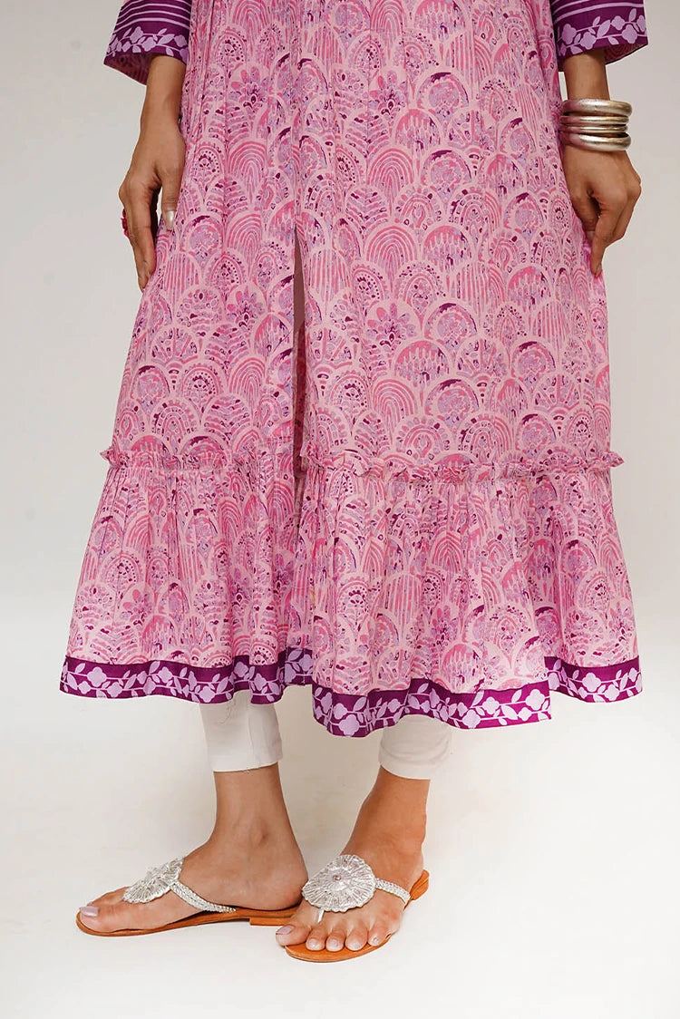 Picture of Senorita - Women Eid Dress - Casual Maxi - Cotton Lawn Printed - LAA-03486 - Available at Raja Sahib