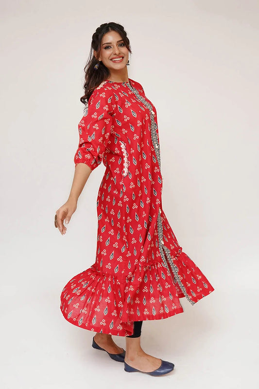 Picture of Senorita - Women Eid Dress - Casual Maxi - Cotton Lawn Printed - LAA-03503 - Available at Raja Sahib