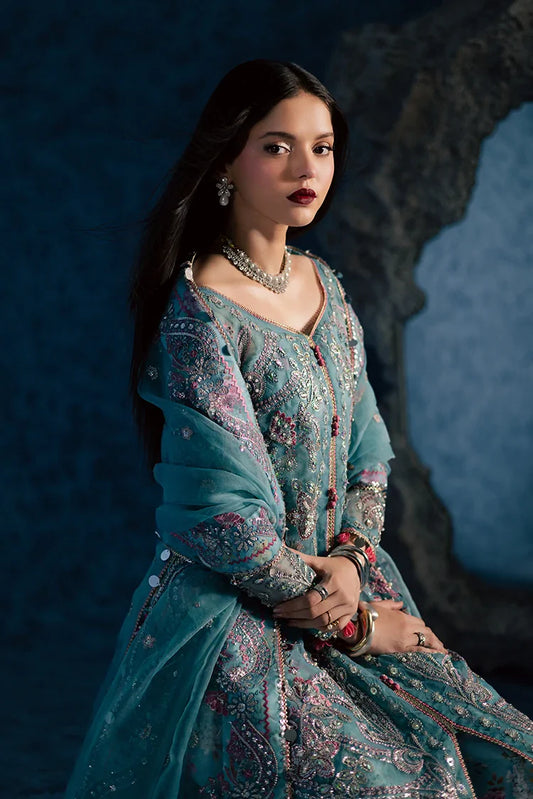 Picture of Maria Osama Khan - Lamhay Wdding Festive '25 - Neelum - Available at Raja Sahib