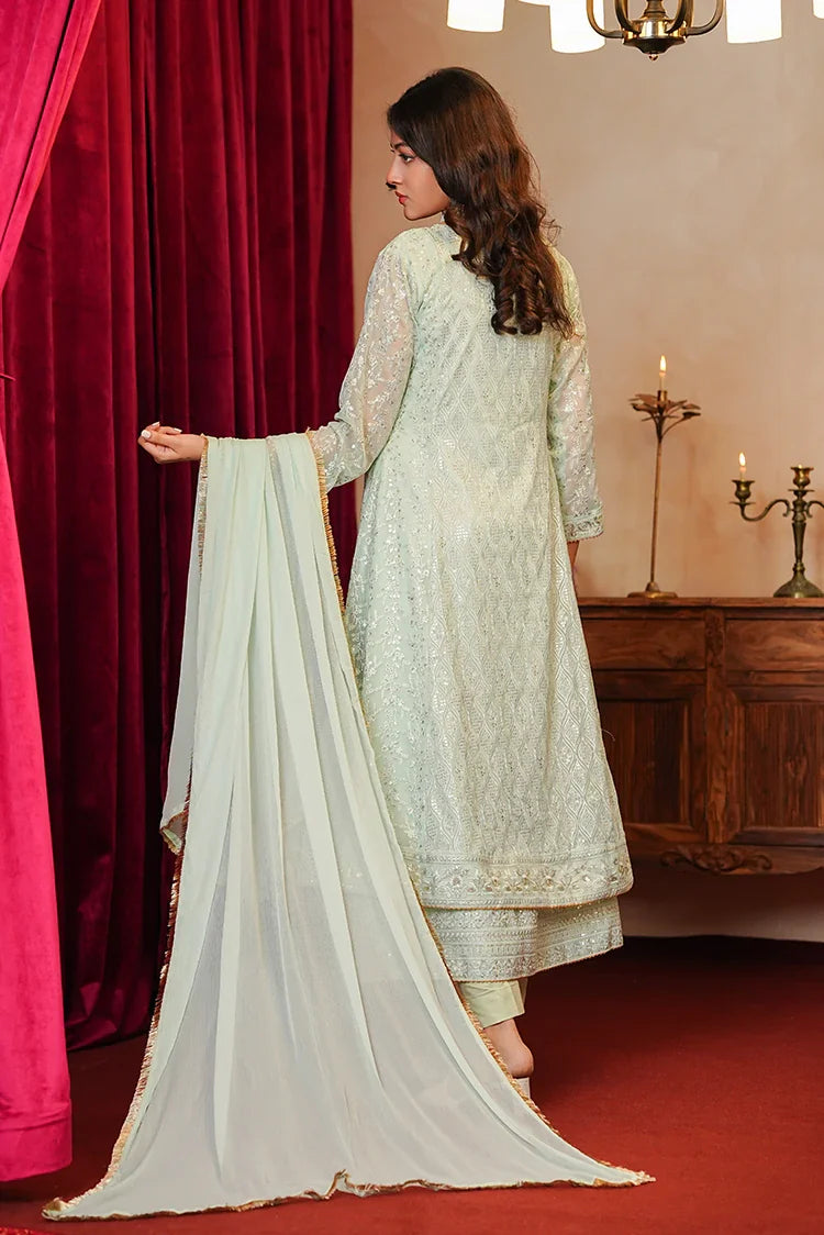 Picture of Alsiyaab - Adaa e Khaas - 3 Piece - Sana - Mint Green - Available at Raja Sahib