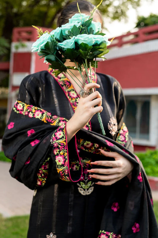 Tasneem Shamim - Hand Embellished Metallique Organza - Diva