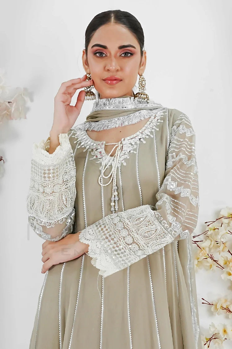 Picture of Manahils - Kurti 121-Crimson Glow- Light Brown - Available at Raja Sahib