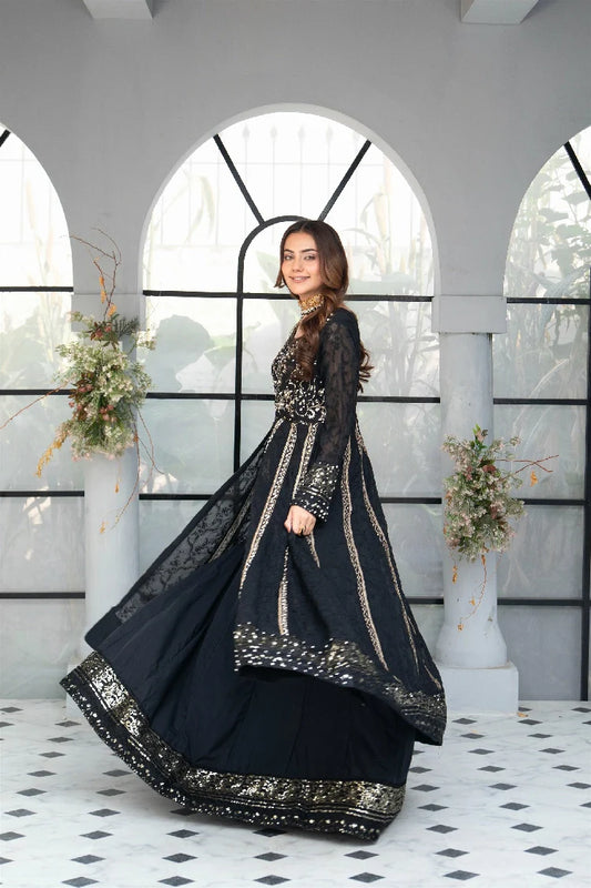 Picture of Manahils - B 007-Black - Available at Raja Sahib