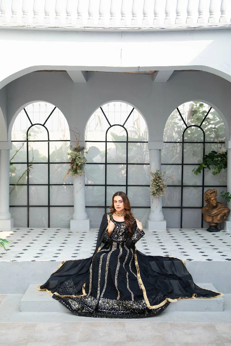 Picture of Manahils - B 007-Black - Available at Raja Sahib