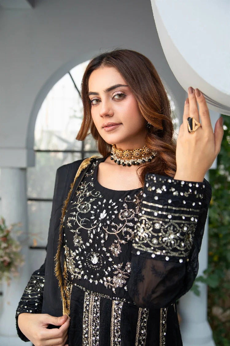 Picture of Manahils - B 007-Black - Available at Raja Sahib