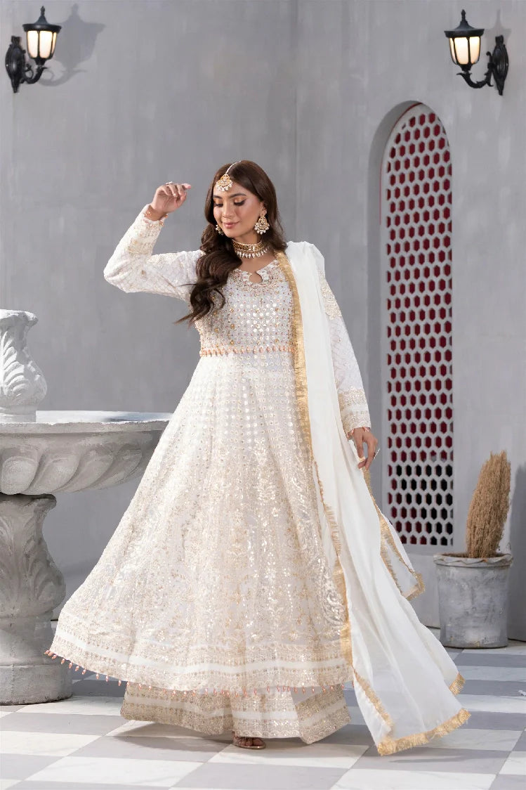 Picture of Manahils - Kurti-B-002-For The Love Off White - Available at Raja Sahib