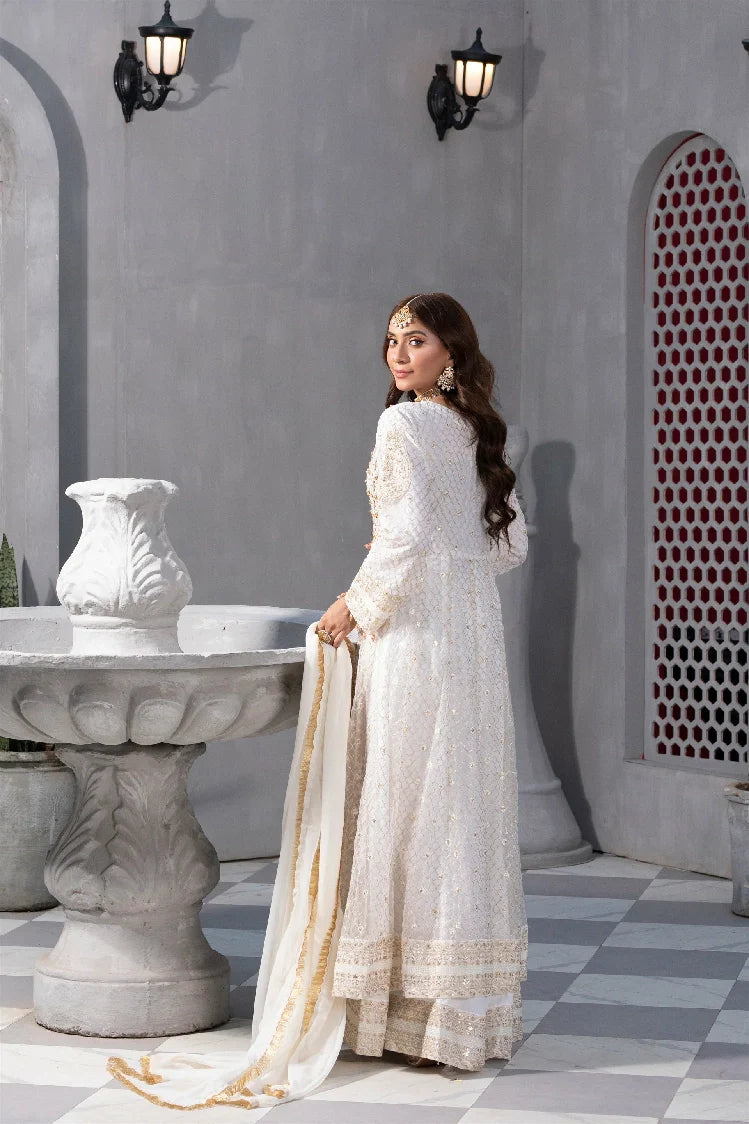 Picture of Manahils - Kurti-B-002-For The Love Off White - Available at Raja Sahib