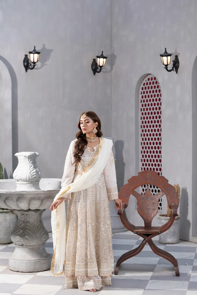 Picture of Manahils - Kurti-B-002-For The Love Off White - Available at Raja Sahib