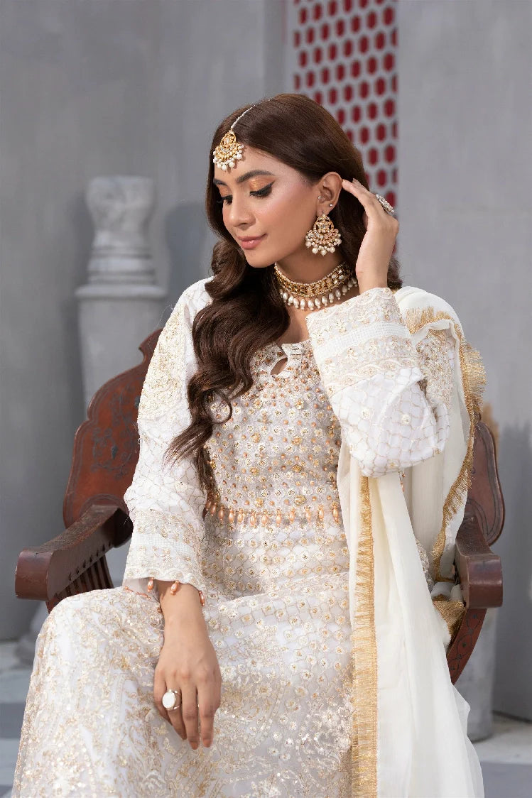 Picture of Manahils - Kurti-B-002-For The Love Off White - Available at Raja Sahib